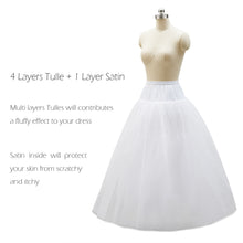 Aprildress A-line Hoopless Petticoat Crinoline Underskirt Slips for Wedding Dress PPT026