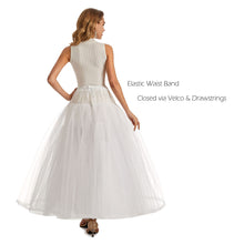 Aprildress Women's Hoopless Petticoat Crinoline Underskirt Slip with 8 Layers Tulle for Wedding Dresses PPT380