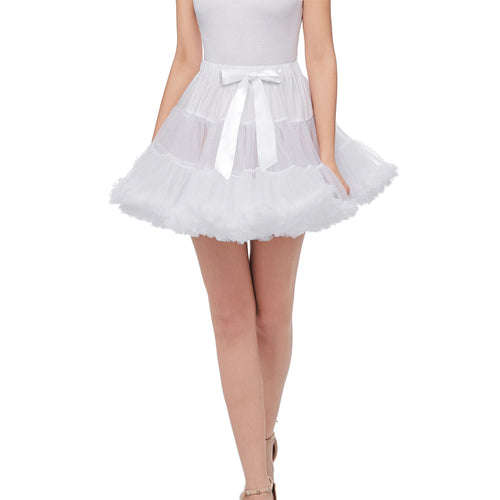 Aprildress Womens Short Skirt Fluffy Petticoat Underskirt for Cosplay Costume Dress PPT625