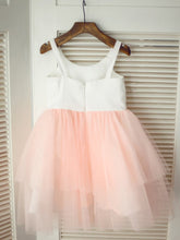 White Pink Short Flower girl Dress for Wedding Kids Ball Gown ASD069