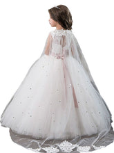 White Ivory Lace Flower Girl Dress Girls' Pageant Dresses for Teens ALD069