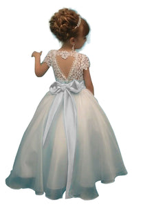 Lace Flower Girl Dresses Princess Kids Ball Gown Pageant Dress PFD133