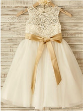 Short Lace Flower Girl Dress Tutus Little Baby Princess Party Gown ASD042