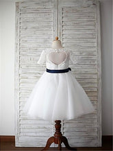 Short Lace Tulle Flower Girl Dress Tutus little Baby Princess Gown ASD049