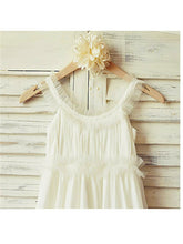 First Communion Dress Cute White Ivory Baby Kids Flower girl Dresses ASD075