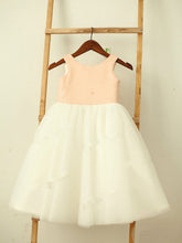 Short Pink White Flower Girl Dresses Cute Tutus ASD032