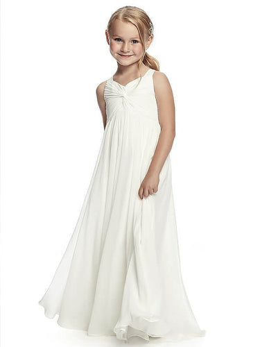 White Ivory Flower girl Dress First Communion Dress ALD054