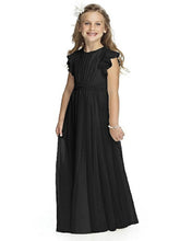 First Communion Dress Long Chiffon Flower Girl Dress ALD026