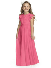 First Communion Dress Long Chiffon Flower Girl Dress ALD026