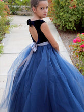 Floor Length A Line Flower Girl Dresses Girls' Pageant Dress Party Gown ALD085
