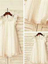 White Ivory Short Flower Girl Dress Holy First Communion Dresses ASD079