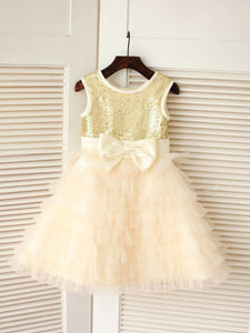 Short Tiered Skrit Flower Girl Dress Tutus little girl Princess Ball Gown ASD084