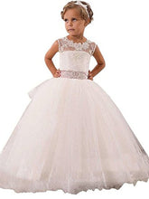 Vintage White Ivory Flower Girl Dresses for Wedding Event PFD035