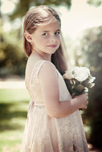 Short Lace Boho Flower Girl Dress Kids Child Party Ball Gown ASD089