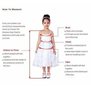 Round Neck A Line White Ivory Flower Girl Dresses First Communion Dress PFD036