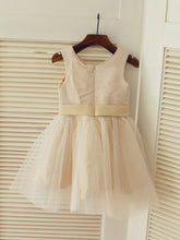 Short Champagne Flower Girl Dress Tutus ASD085